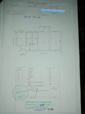 Vand Apartament 3 camere 55mp i.l caragiale