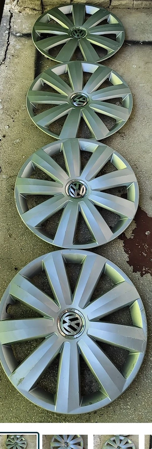 Capace jante tabla originale vw, audi pe 16 toli 