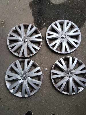 Capace jante tabla originale vw, audi pe 16 toli  - imagine 5