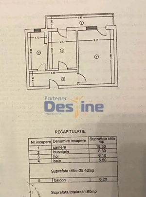 Apartament Valea Lupului 1 CD 35,40mp + balcon si loc parcare intabulat - imagine 10