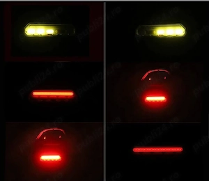 Stop semnalizare wirelees GUB impermeabil usb bicicleta cursiera mtb semnal - imagine 3