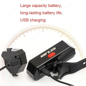Stop semnalizare wirelees GUB impermeabil usb bicicleta cursiera mtb semnal - imagine 6