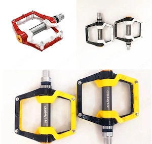 Pedale bicicleta aliaj aluminiu antiderapante 10 pini late platforma myb bmx Downhill 