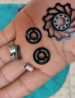 Rotita schimbator spate 11 T rulmenți ceramica bicicleta pinion foaie - imagine 8