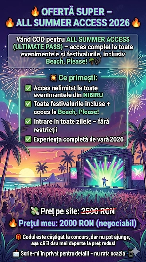 All summer acces (Nibiru și Beach Please ) 