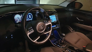 IMPECABIL Hyundai TUCSON 1.6T-GDi 150CP M-Hybrid 2WD 6MT Style+, Albastru. - imagine 9