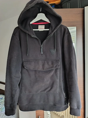 Hanorac Bluza Guess Essential Trend Zip Hoodie FLOYD Regular Fit, Size L