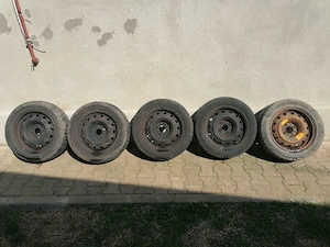 Vand jante tabla cu anvelope vara pt. Peugeot/Citroen/Ford, 5buc.