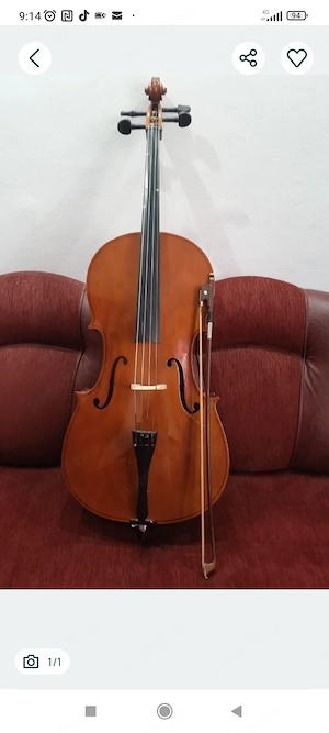 violoncel 3 4 stare perfectă 