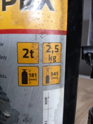 Cric hidraulic Topex 2 t - imagine 2