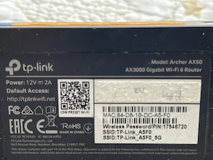 Vand router WIFI 6 tp link model Archer AX50  - imagine 3