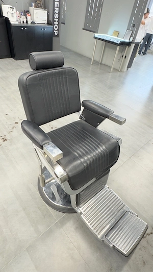 scaun frizer barber profesional  - imagine 3