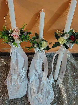 lumânări din ceara naturala de soia pte preot   inviere