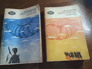 169. Carte, pentru cine bat clopotele vol. 1, vol. 2, Hemingway