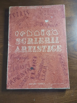 170. Carte, Tehnica scrierii artistice, Iacobescu V. R. Vasile 