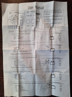 Sonda nivel combustibil
