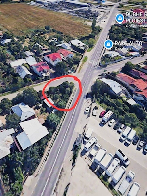 închiriez teren intravilan pentru  pancarda reclama