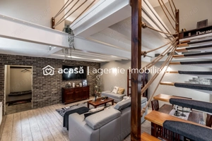 Apartament tip Loft ultracentral | parter | 90 mp | pe 2 niveluri - imagine 14