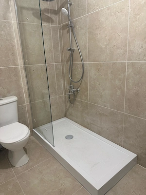 Vand doua paravane dus walk-in,sticla securizata 8 mm,70x200 cm,Belform Atlas,profil argintiu,crom