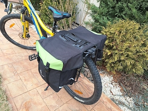 Set Genți Portbagaj M-Wave Amsterdam Double Verde Negru