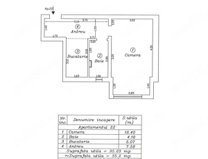Proprietar Vand apartament cu o camera mobilat si utilat zona Buziasului AEM Str. Recoltei 35mp - imagine 10