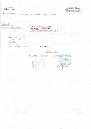 Dacia Duster 1.5 DCi 4x4 Prestige Euro 6 Unic Proprietar - imagine 2