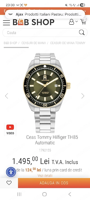 Ceas Tommy Hilfiger TH85 Automatic  - imagine 5