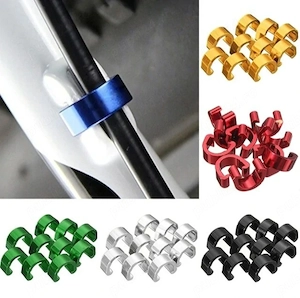 Set 4 cleme tip C aluminiu cnc ghidaj cabluri frână schimbator cadru bicicleta mtb cursiera bmx cros