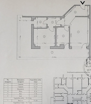 Apartament  3 camere 70mp + terasa + loc de parcare, Prelungirea Ghencea - imagine 8