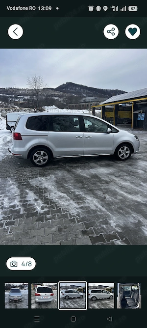 Volkswagen SHARAN DSG 2.0 176 cp - imagine 4