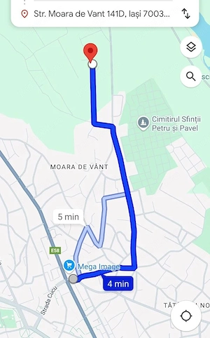 Apart 3cam in vila Moara de Vant, etaj1 intrare separata, foarte mare, loc de parcare pe termen lung - imagine 4