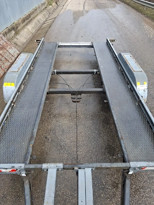 Remorcă auto platformă Bueltmann 2005   gata de muncă - imagine 5