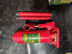 Cric hidraulic RoGroup, 5 tone, levier demontabil - imagine 4