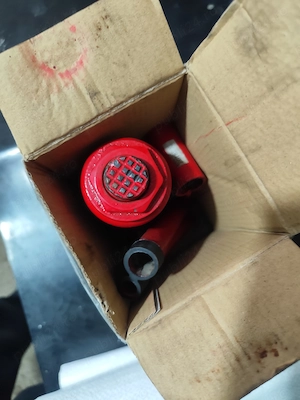 Cric hidraulic RoGroup, 5 tone, levier demontabil - imagine 3