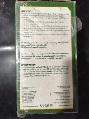 Cric hidraulic RoGroup, 5 tone, levier demontabil - imagine 2