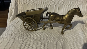 Vagonet de bronz sau căruță victoriana - imagine 5