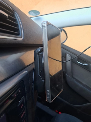 Volkswagen suport telefon magnetic magsafe pentru vw carkit - imagine 2