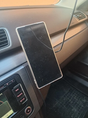 Volkswagen suport telefon magnetic magsafe pentru vw carkit - imagine 3