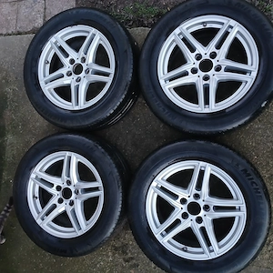 Jante aliaj 17 inch cu senzor de presiune activ  folosite pe BMW X3 2015 - imagine 3