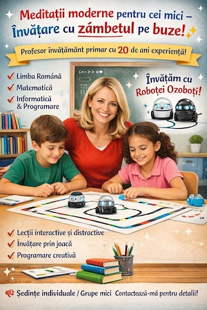 Meditații română, matematică, informatică programare ciclul primar