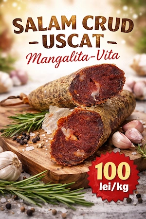 Salam crud uscat mangalita-vita