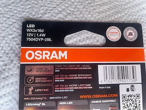 Becuri auto led osram