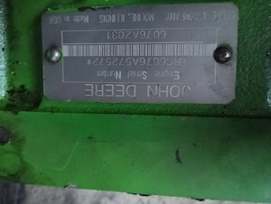 Dezmembrez motor John Deere 2056 - imagine 6