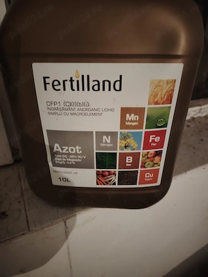 Îngrășământ  Foliar Disponibil .