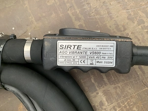Vand vibrator beton Sirte SK1M VS 600 nou Import Italia - imagine 4