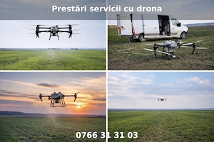 Prestari cu drona DJI T50   precizie RTK , tratamente rapide , fara tasare , eficienta maxima 