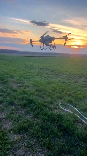 Prestari cu drona DJI T50   precizie RTK , tratamente rapide , fara tasare , eficienta maxima  - imagine 4