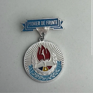 Insigna Pionier de frunte, insigna rara comunism