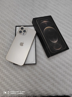 Vând Schimb iPhone 12 Pro Max 256GB, Gold, în stare 9.7 10 