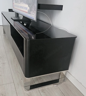 Comoda TV din MDF cu blat de sticlă 200 cm - imagine 2